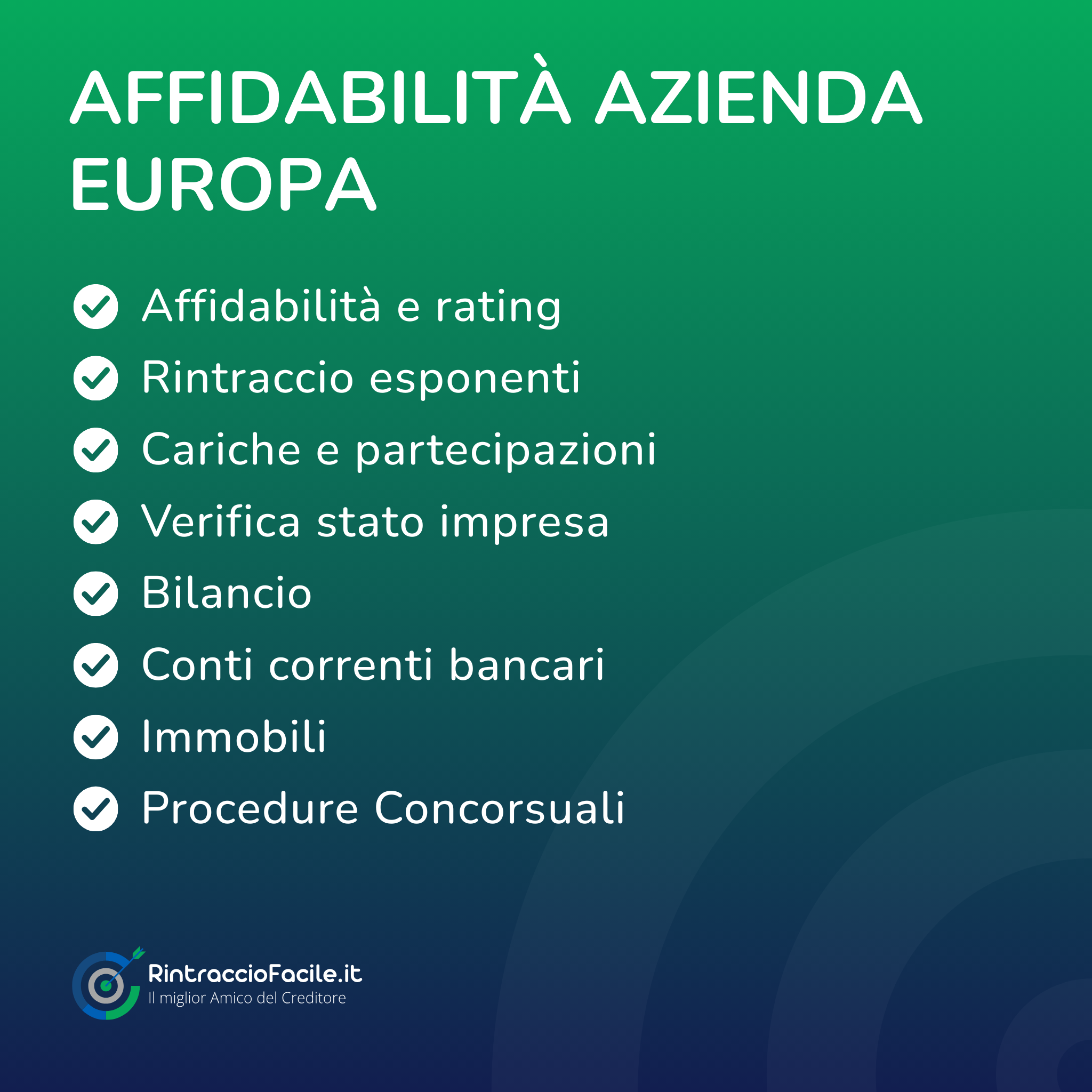 Affidabilità e rating Europa