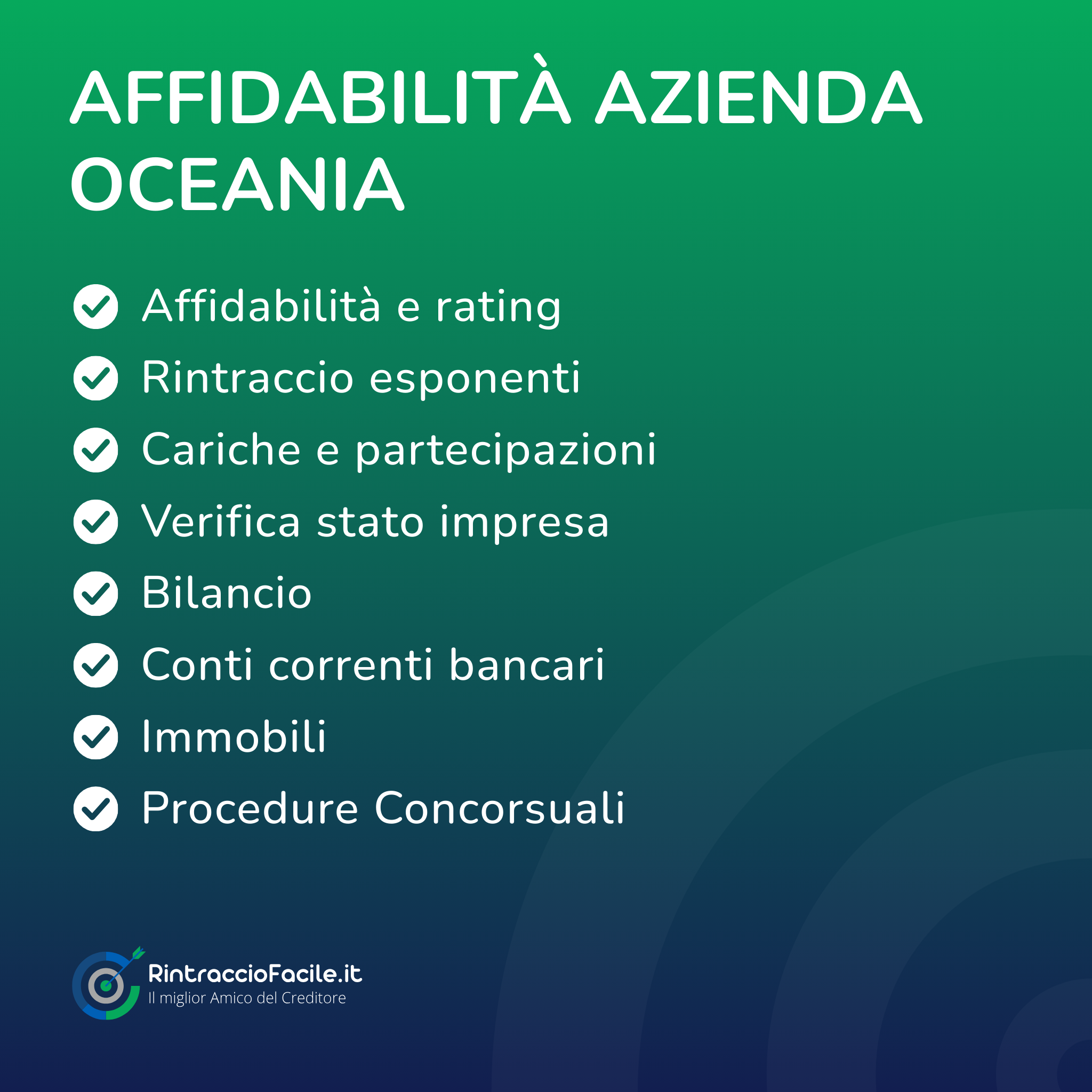 Affidabilità e rating Oceania