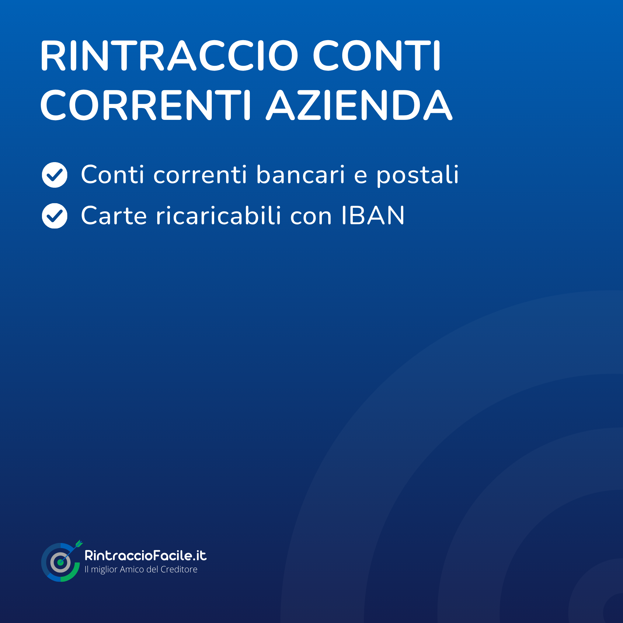 Rintraccio Conti Correnti Azienda